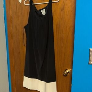 Monroe & Main Black and White Midi Dress